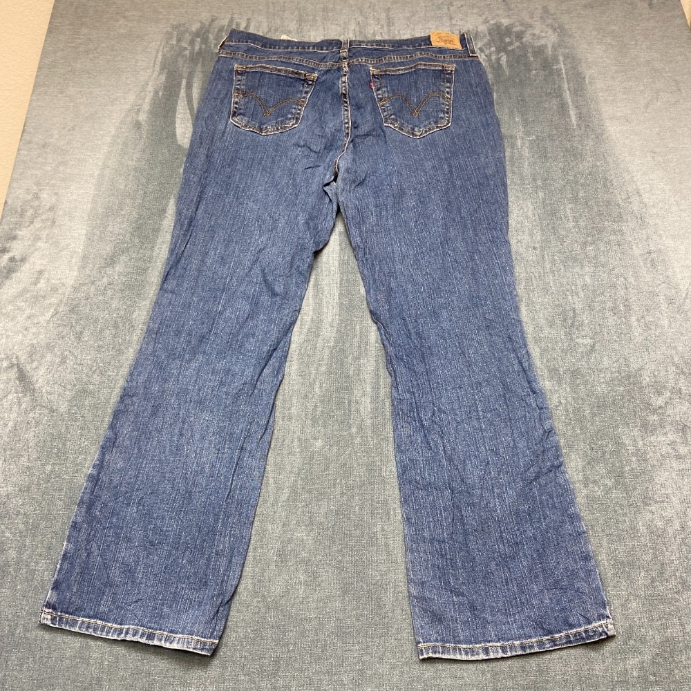 Vintage Levi's 516 Bootcut Jeans Womens 14M Cotton Stretch Travel Medium Wash